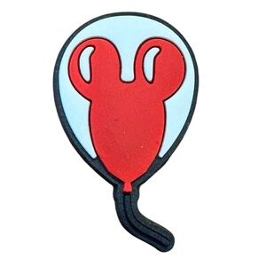 Red Disney Balloon Croc Charm